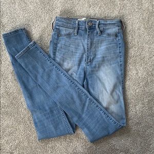 Abercrombie and Fitch light wash jeans